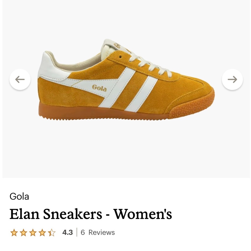 Gola Elan Women's Sneakers - Sun/White